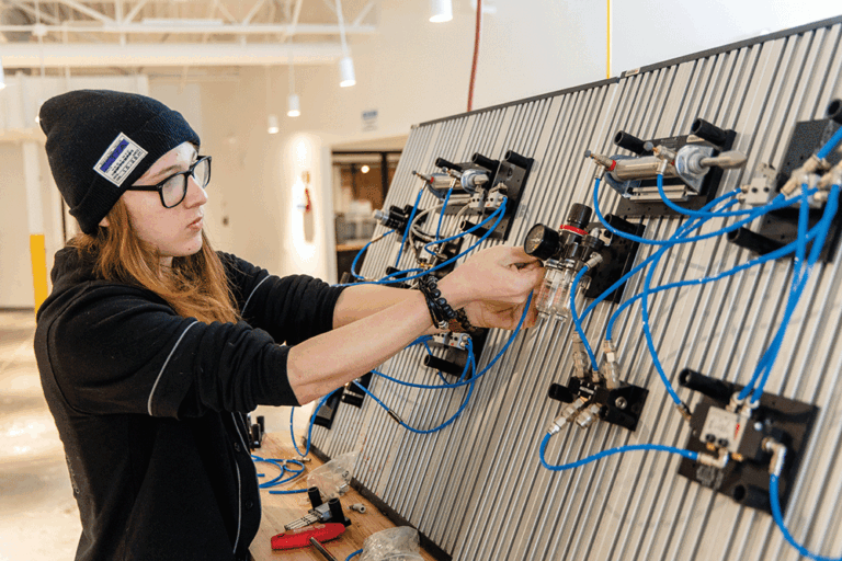 Real-world experience is a key component of workforce training.