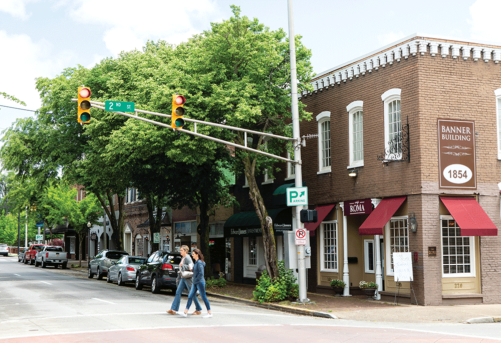 Downtown Cleveland has many local buildings recognized on the National Register of Historic Places.