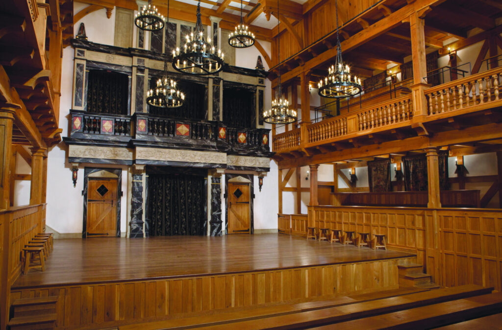 Inside Blackfriars Playhouse in Harrisonburg VA