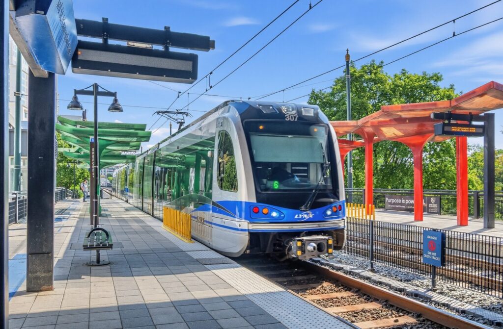 The LYNX Blue Line makes getting around Charlotte, NC, a breeze.
