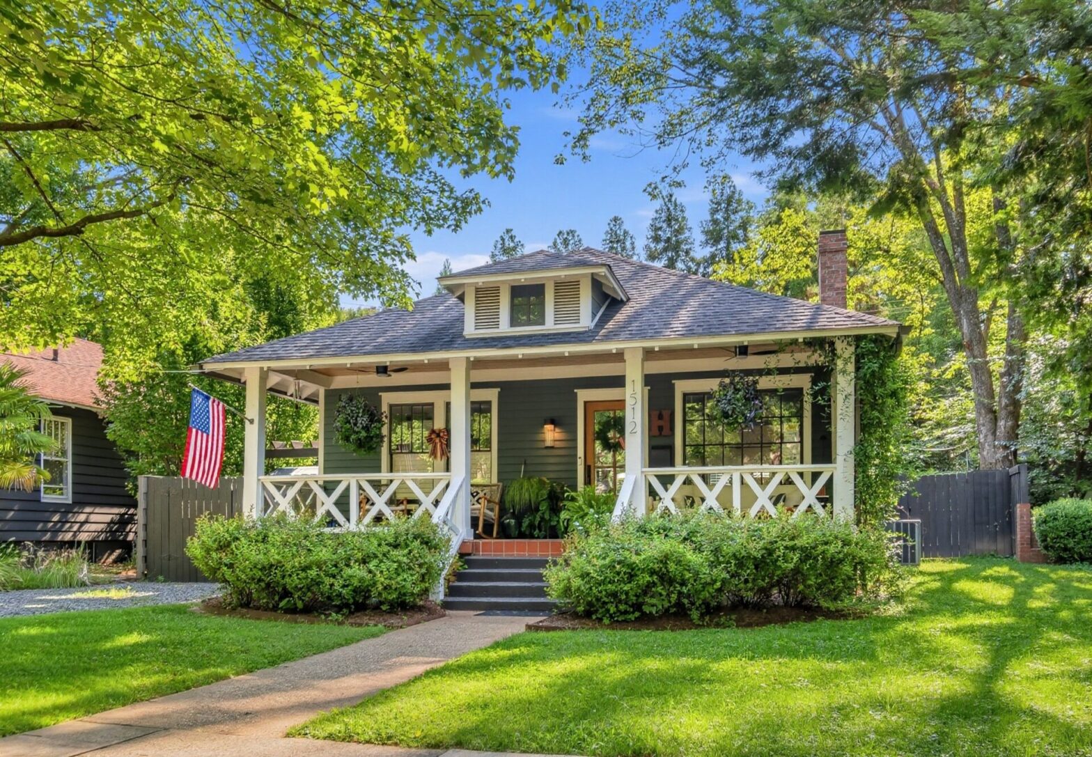 A home in the Plaza Midwood neighborhood in Charlotte, NC.