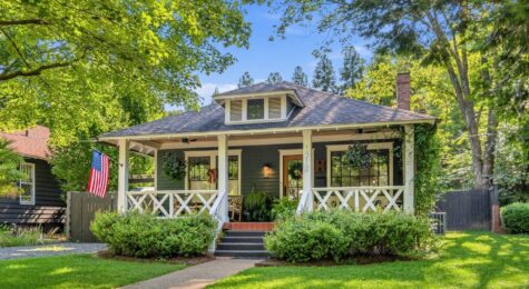 A home in the Plaza Midwood neighborhood in Charlotte, NC.