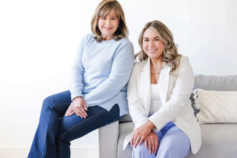 Leah and Nancy Wyrick. Leah Wyrick is founder of Three Strands Recovery Wear.