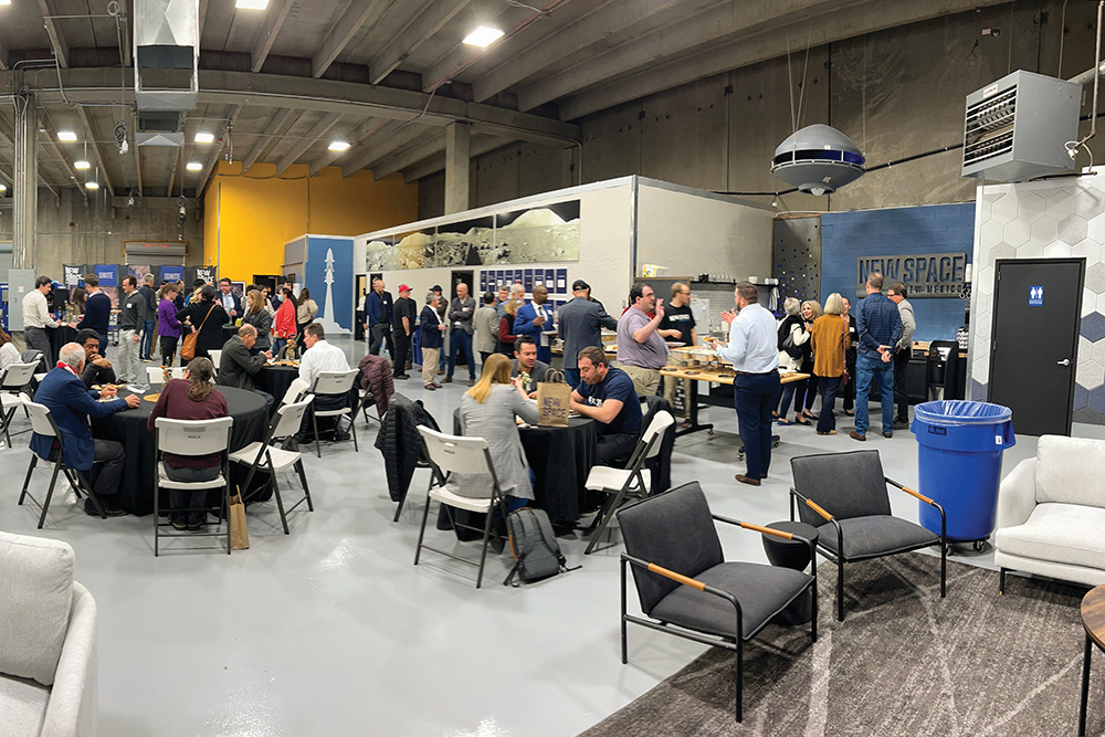 NewSpace's Launchpad facility includes access to shared work, test and demonstration spaces, equipment and office space.