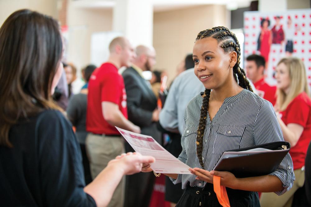 "Your Future is Now" Career and Internship Fair is an opportunity for students and alumni to interact with employers from industry, government, educaiton and nonprofit organizations. March 7, 2017