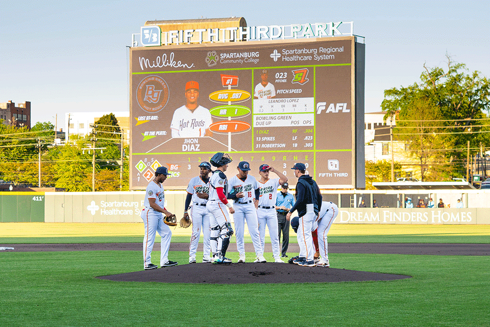 Spartanburgers baseball game