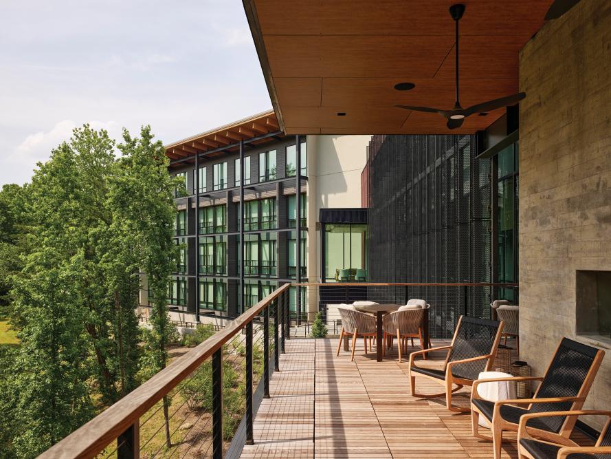 Truist Leadership Institute North, Greensboro, NC. Completed 2024; the second retreat center CJMW designed for Truist.