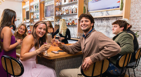 ECU Nursing students enjoy drinks at Crush Vodka Distillery & Cocktail Bar in Greenville, NC.