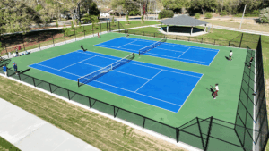 Aerial view of Smith-Hazel Park in Aiken.