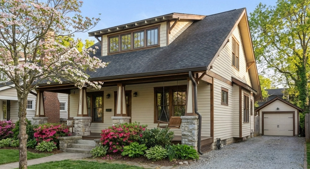 Example of a house in Sylvan Park