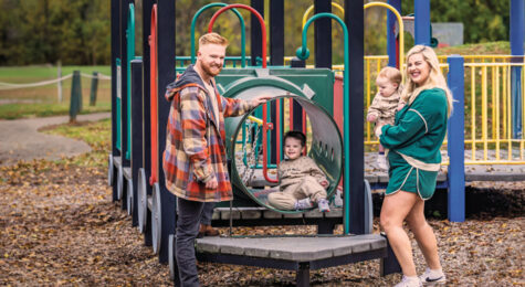 Danielle Puckett says Willow Springs Park is one of her family’s go-to spots for having fun and burning off energy.