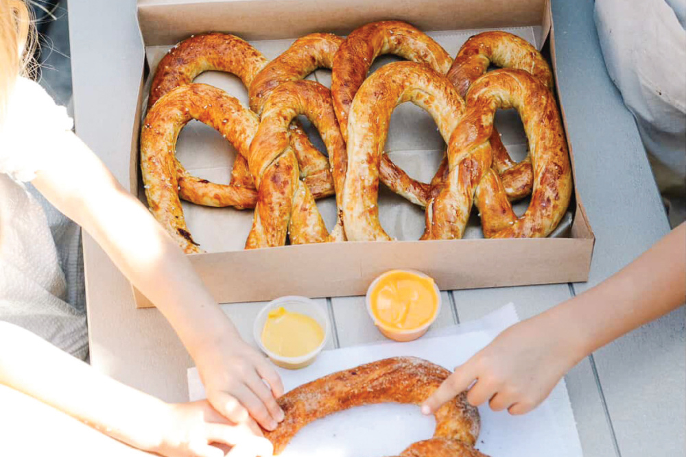 Auntie Ruth’s Donuts & Pretzels is among many family-friendly restaurants in Johnson City, TN.