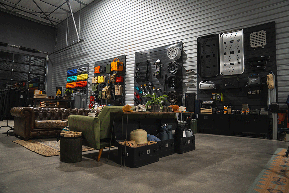 Spirit of 1876 sells everything from tents, cooking stoves and blankets to camping lights and toilets.