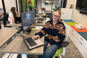 Claire Karjalainen, a KHS student, is an intern with the Kearney Area Chamber.