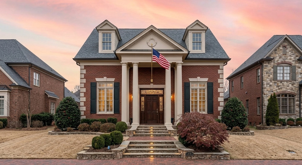A home in the Jones Valley neighborhood