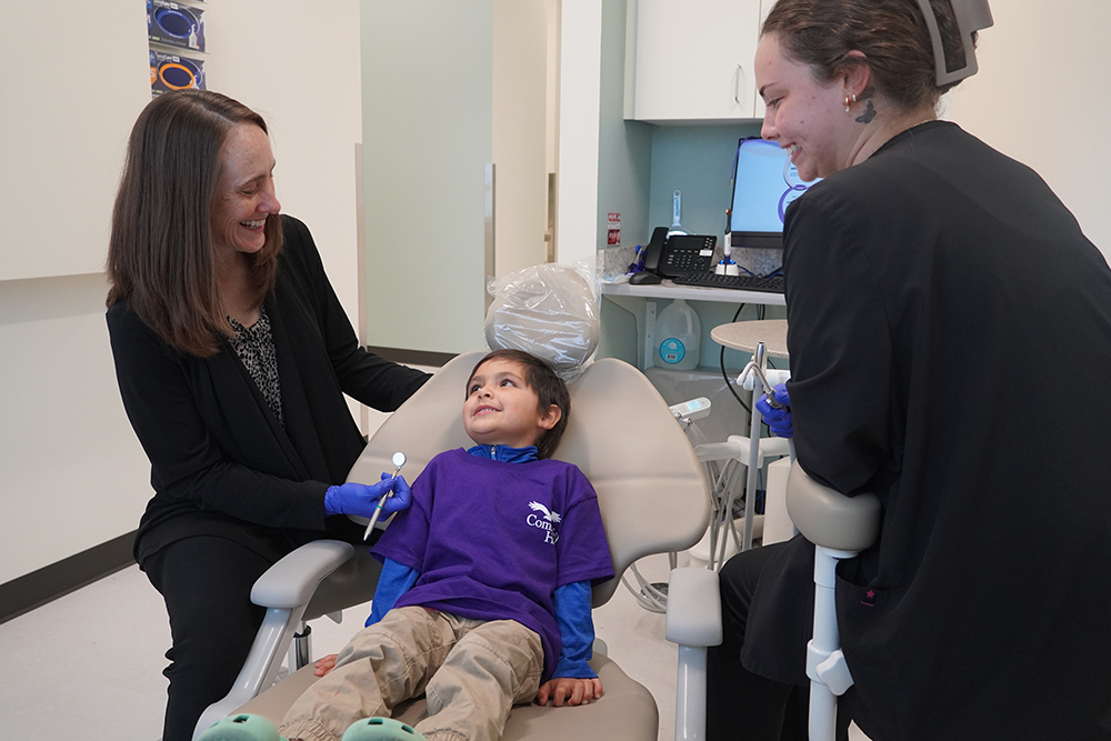 patient at Four Oaks location of CommWell Health