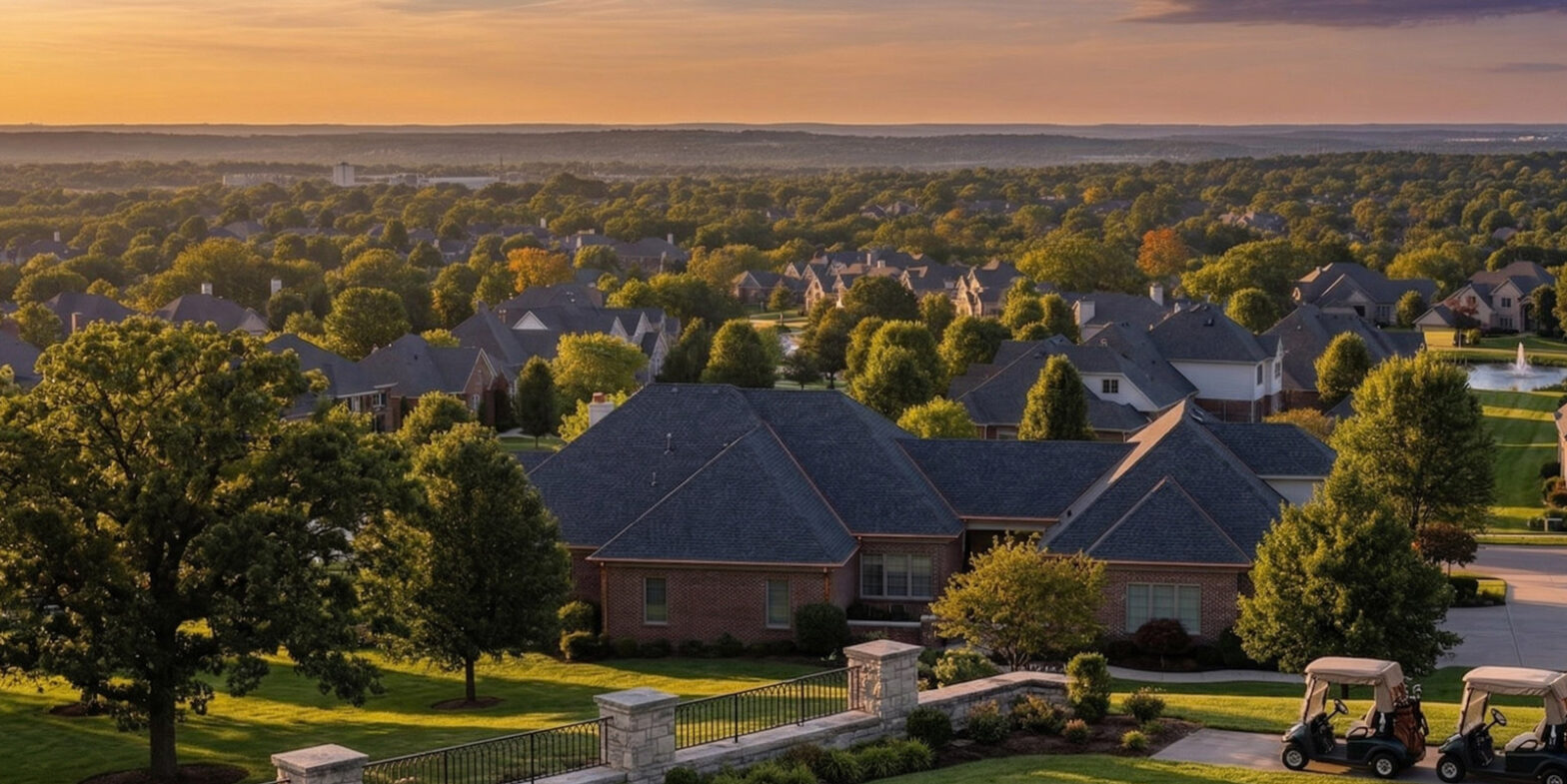 Overlooking Fairway, KS residences