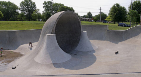 Swarner Skatepark in Shawnee, KS.