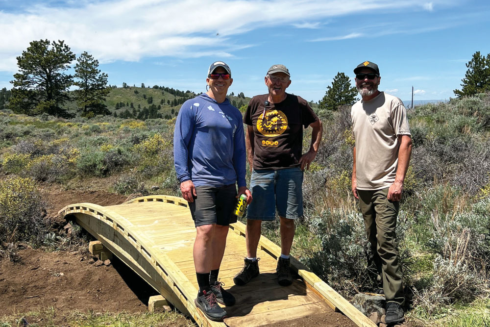 The Central Wyoming Trails Alliance has 125 volunteers who devote over 1,000 hours each year to local projects.