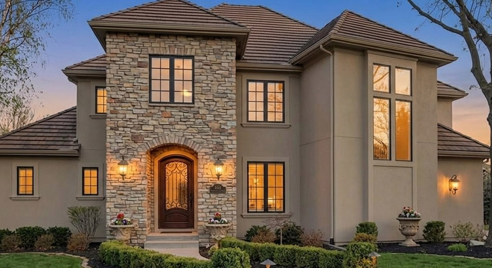 A home for sale in Mission Reserve in Leawood, KS