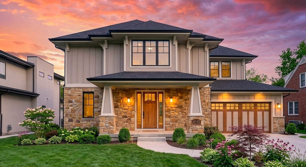 A home for sale in Old Leawood in Leawood, KS