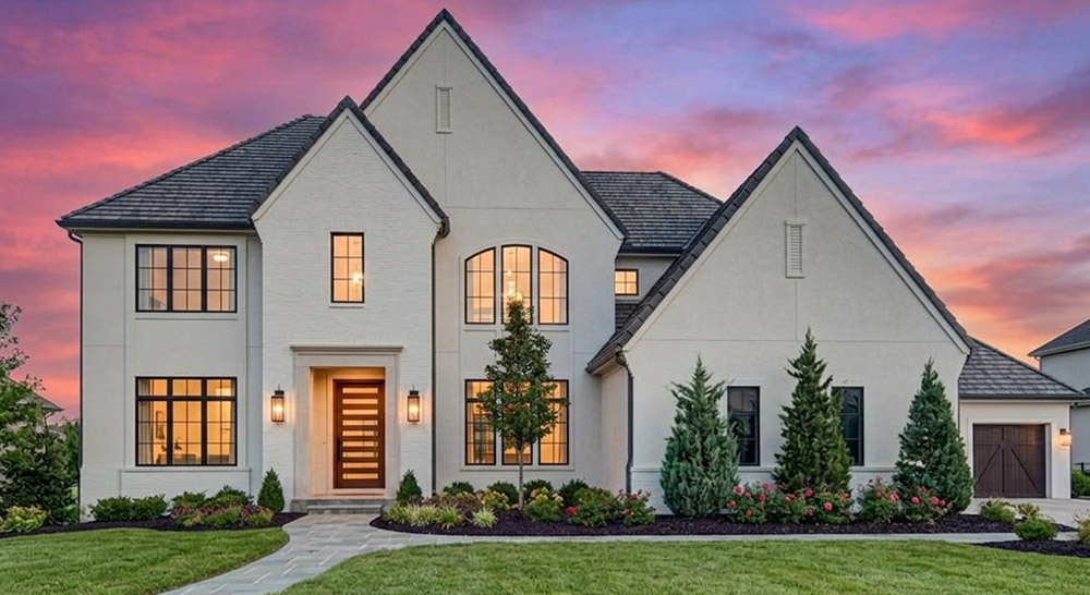A home for sale in Willshire at the Lake in Leawood, KS