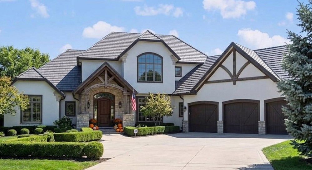 A home in the Woods at Ironhorse in Leawood, KS