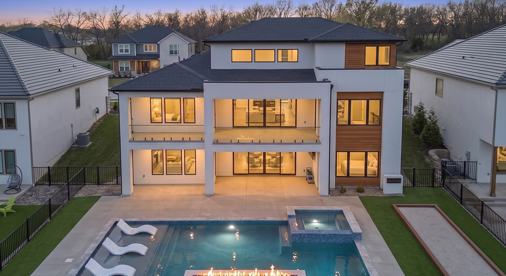 A home for sale in Cottonwood Canyon in Lenexa KS