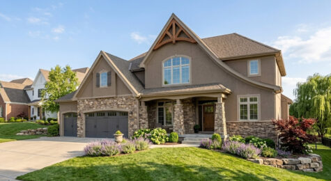 A typical home for sale in the Monticello Neighborhood in Shawnee