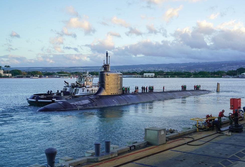 The USS Hawaii begins Sea Trials at Joint Base Pearl Harbor-Hickam