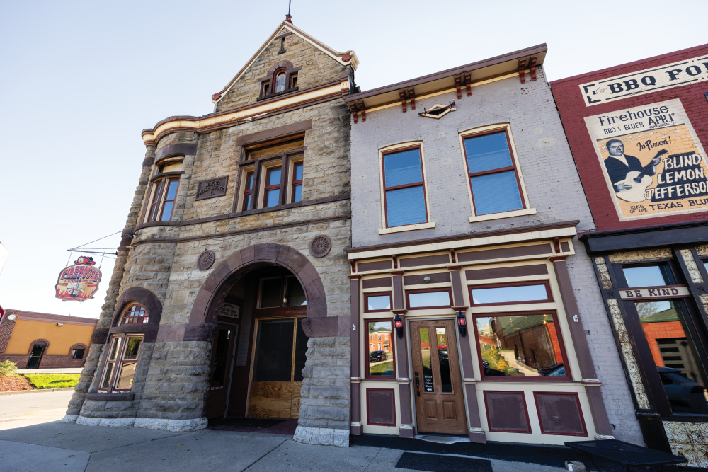 Firehouse BBQ & Blues in downtown Richmond, Indiana.