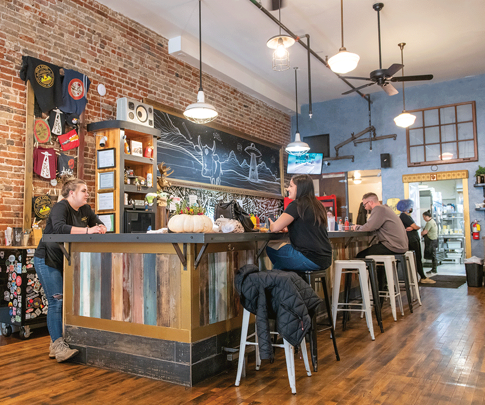 Interior of Holy Cow Idaho