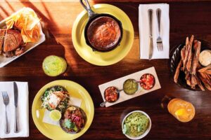 Vida Cantina Mexican restaurant Portsmouth NH purple corn tortillas.