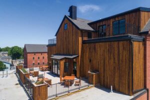 Exterior shot of Frank Jones Brewyard Frank Jones Brewyard.