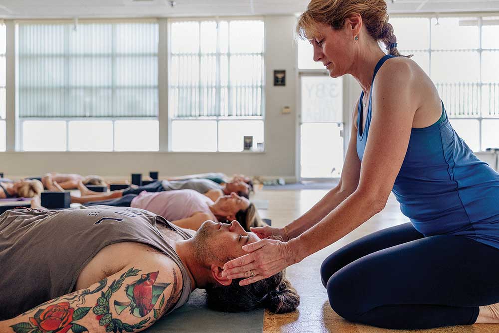 A Reiki at 3 Bridges Yoga.