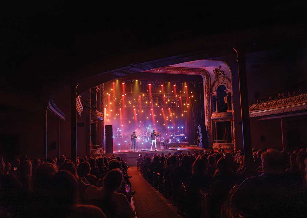 Photo of performers on stage at The Music Hall at the black violin.