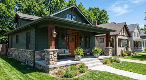 A home in the Armourdale neighborhood in Kansas City, KS