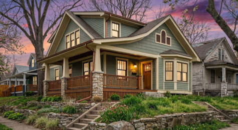 A home in the Strawberry Hill neighborhood in Kansas City, KS