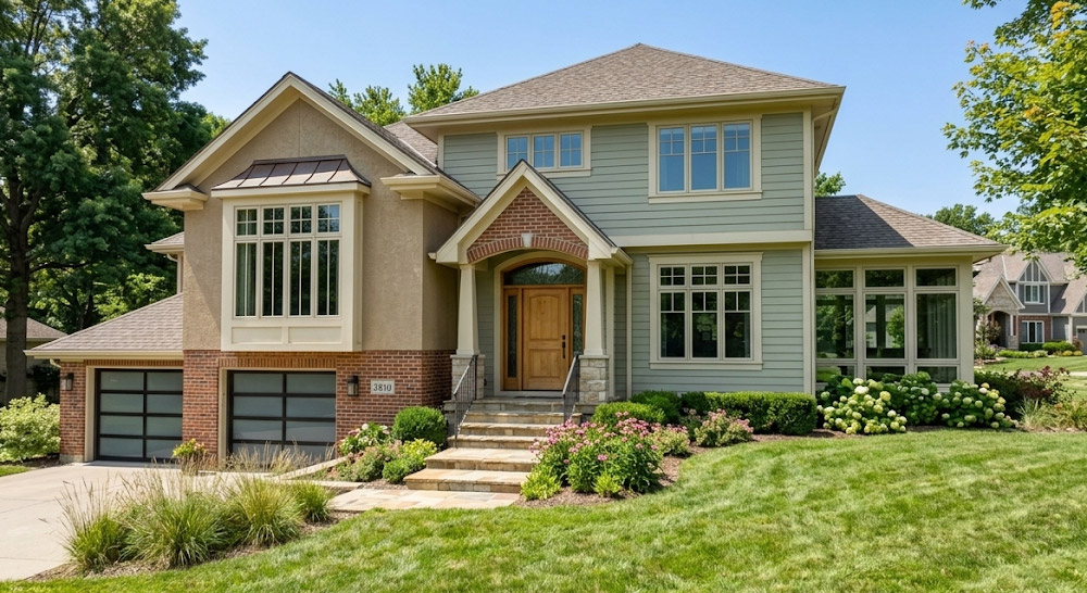 A home in the Victory Hills neighborhood in Kansas City, KS