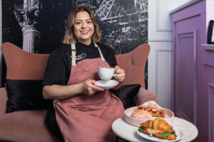 Owner Jasmin Gonzalez inside Viva La Fresa in Smyrna, TN