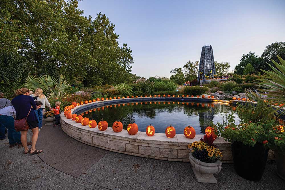 Reiman Gardens pumpkin festival Spirits in the Gardens Ames Iowa.