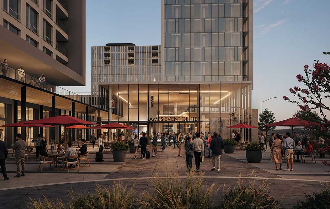 renderings of Ames Event Center