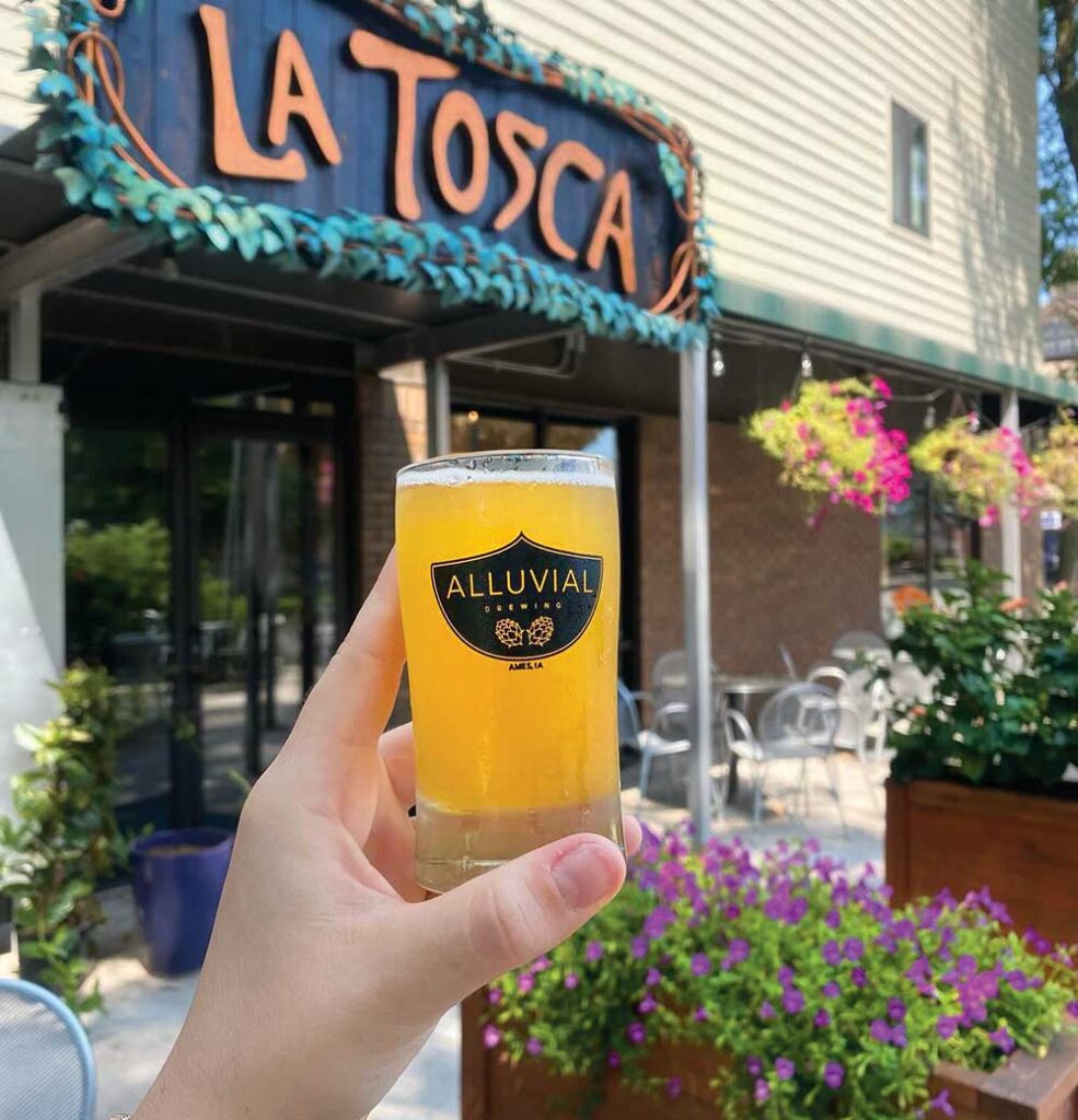 West of Downtown Ames, in Campustown, is Tosca, an Italian restaurant that's a great place to take the family or grab a drink with a friend.