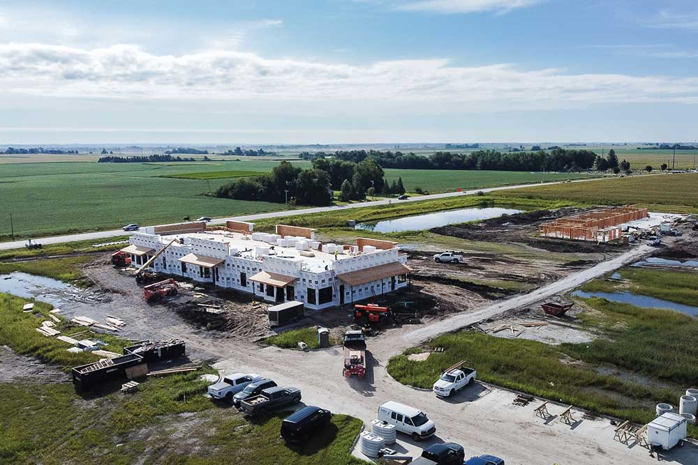 Anthem - a 55-plus townhome development being built in Huxley.