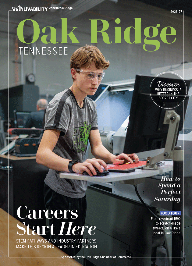 2026 Livability Oak Ridge, Tennessee, magazine cover