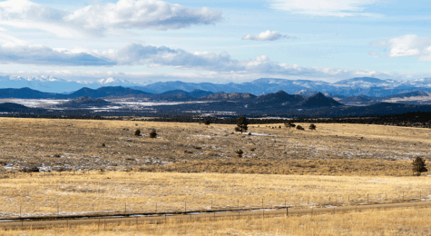 View from Frontier Pathways Scenic Byway