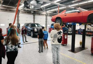 High school students participating in a Rising Leaders Academy workshop focused on career readiness in Ames Iowa.