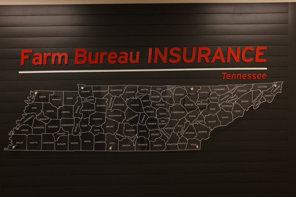 Tennessee Farmers Insurance Companies, headquartered in Columbia, Tennessee.