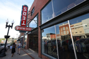 Ted's Sporting Goods in downtown Columbia, Tenessee.