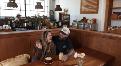 Joshua James and Savannah Starr are the owners of Hank's Coffee Station in Columbia, Tennessee.